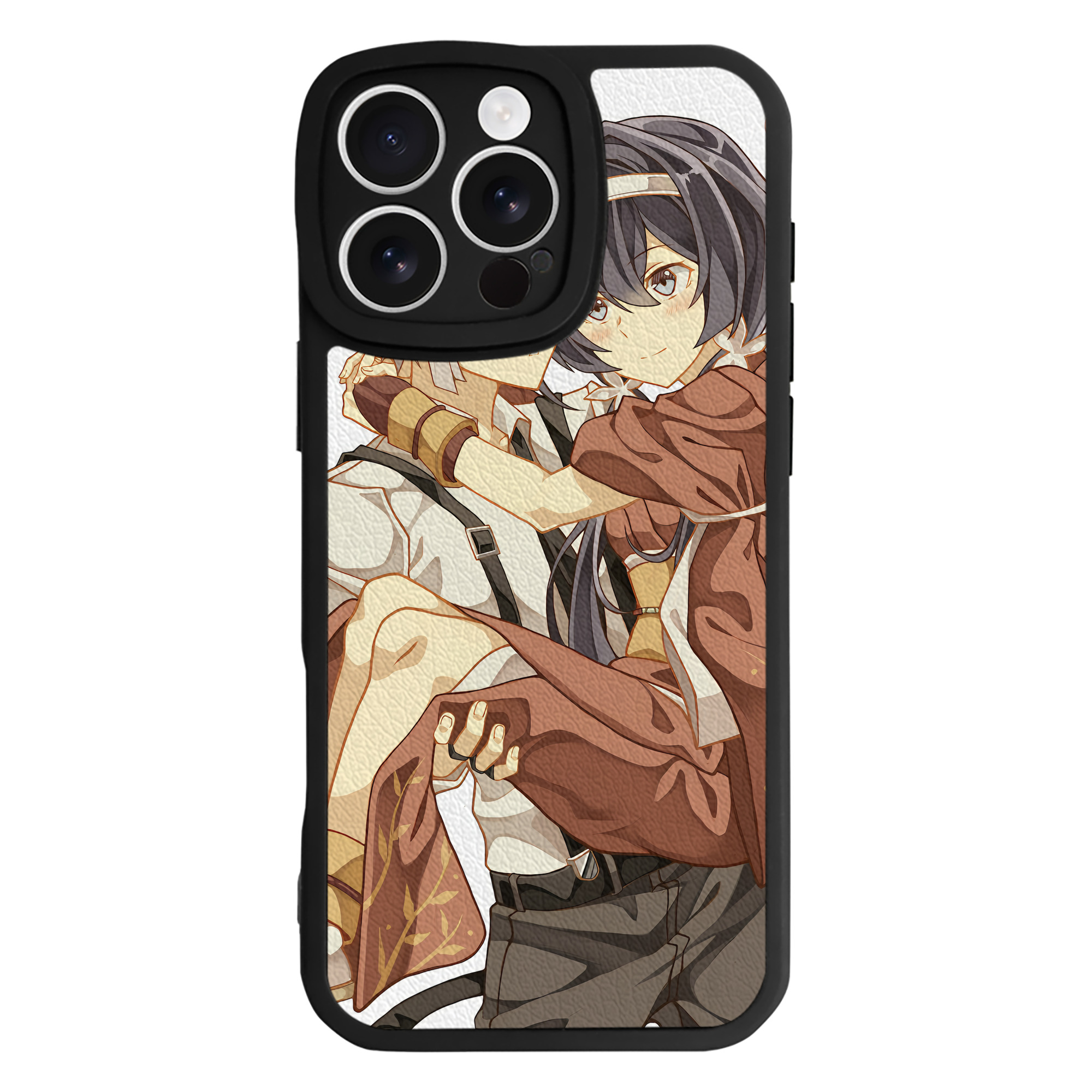 （画像用） 文豪ストレイドッグス Bungo Stray Dogs 【iPhone 16シリーズ対応】シリコンスマホケース（レザー調） 材質：シリコン